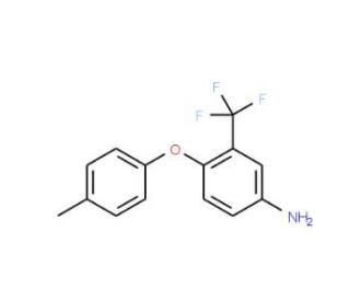 4-(4-Methylphenoxy)-3-(trifluoromethyl)aniline - chemical structure image