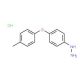 4-(4-Methylphenoxy)phenylhydrazinehydrochloride (CAS 108902-83-6) - chemical structure image