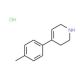 4-(4-methylphenyl)-1,2,3,6-tetrahydropyridine hydrochloride (CAS 59084-09-2) - chemical structure image