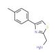 [4-(4-methylphenyl)-1,3-thiazol-2-yl]methylamine - chemical structure image
