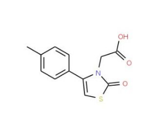 [4-(4-methylphenyl)-2-oxo-1,3-thiazol-3(2H)-yl]acetic acid - chemical structure image
