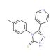4-(4-methylphenyl)-5-pyridin-4-yl-4H-1,2,4-triazole-3-thiol (CAS 16629-43-9) - chemical structure image
