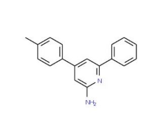 4-(4-methylphenyl)-6-phenylpyridin-2-amine - chemical structure image