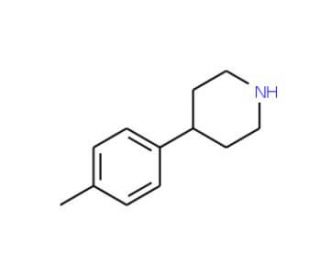 4-(4-Methylphenyl)piperidine (CAS 59083-39-5) - chemical structure image