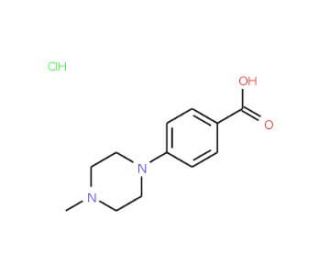 4-(4-Methylpiperazin-1-yl)benzoic acid hydrochloride (CAS 289044-60-6) - chemical structure image