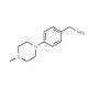 4-(4-Methylpiperazin-1-yl)benzylamine (CAS 216144-45-5) - chemical structure image