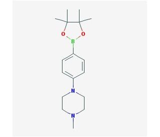 4-(4-Methylpiperazin-1-yl)phenylboronic acid, pinacol ester (CAS 747413-21-4) - chemical structure image