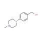 [4-(4-Methylpiperazin-1-yl)phenyl]methanol (CAS 342405-34-9) - chemical structure image