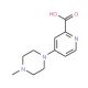 4-(4-Methylpiperazin-1-yl)pyridine-2-carboxylic acid (CAS 914637-18-6) - chemical structure image
