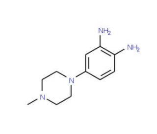 4-(4-Methylpiperazino)-1,2-benzenediamine (CAS 54998-08-2) - chemical structure image