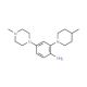 4-(4-Methylpiperazino)-2-(4-methylpiperidino)-aniline (CAS 1160474-88-3) - chemical structure image