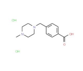 4-(4-Methylpiperazinomethyl)benzoic Acid, Dihydrochloride (CAS 106261-49-8) - chemical structure image