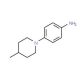 [4-(4-methylpiperidin-1-yl)phenyl]amine (CAS 342013-25-6) - chemical structure image