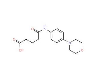 4-(4-Morpholin-4-yl-phenylcarbamoyl)-butyric acid - chemical structure image