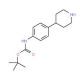 4-(4-N-Boc-aminophenyl)-piperidine (CAS 887589-58-4) - chemical structure image
