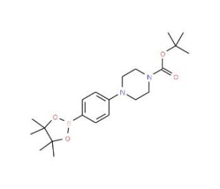 4-[4-(N-Boc)piperazin-1-yl]phenylboronic acid pinacol ester (CAS 470478-90-1) - chemical structure image