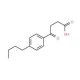 4-(4-n-Butylphenyl)-4-oxobutyric acid (CAS 72271-71-7) - chemical structure image