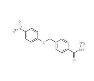 4-(4-Nitro-phenoxymethyl)-benzoic acid hydrazide - chemical structure image