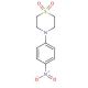 4-(4-Nitro-phenyl)-thiomorpholine 1,1-dioxide - chemical structure image