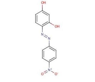 4-(4-Nitrophenylazo)resorcinol (CAS 74-39-5) - chemical structure image
