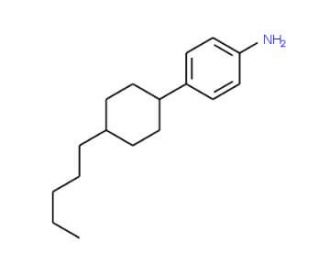 4-(4-Pentylcyclohexyl)aniline (CAS 73163-44-7) - chemical structure image