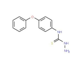 4-(4-Phenoxyphenyl)-3-thiosemicarbazide (CAS 206761-85-5) - chemical structure image