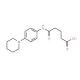4-(4-Piperidin-1-yl-phenylcarbamoyl)-butyric acid - chemical structure image