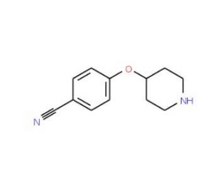 4-(4-Piperidinyloxy)benzonitrile (CAS 224178-67-0) - chemical structure image