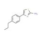 4-(4-Propyl-phenyl)-thiazol-2-ylamine (CAS 350997-71-6) - chemical structure image