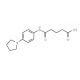 4-(4-Pyrrolidin-1-yl-phenylcarbamoyl)-butyric acid - chemical structure image