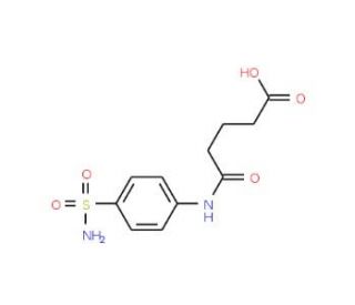 4-(4-Sulfamoyl-phenylcarbamoyl)-butyric acid - chemical structure image