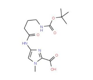 4-(4-tert-Butoxycarbonylaminobutyrylamino)-1-methyl-1H-imidazole-2-carboxylic acid - chemical structure image