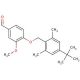 4-(4-tert-Butyl-2,6-dimethyl-benzyloxy)-3-methoxy-benzaldehyde - chemical structure image