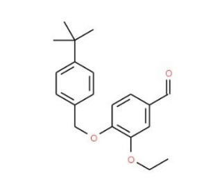 4-(4-tert-Butyl-benzyloxy)-3-ethoxy-benzaldehyde - chemical structure image
