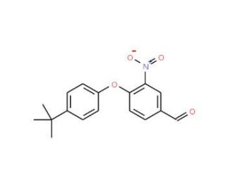 4-(4-tert-Butyl-phenoxy)-3-nitro-benzaldehyde - chemical structure image