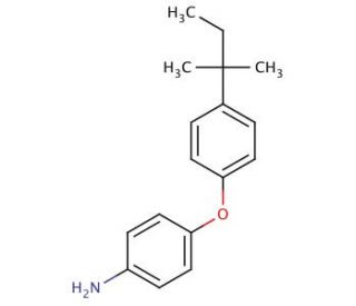 4-[4-(tert-Pentyl)phenoxy]phenylamine - chemical structure image