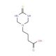 4-(4-Thioxo-[1,3,5]triazinan-1-yl)butyric acid - chemical structure image