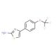 4-(4-Trifluoromethoxyphenyl)thiazol-2-ylamine (CAS 436151-95-0) - chemical structure image