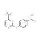4-{[4-(Trifluoromethyl)pyrimidin-2-yl]oxy}benzoic acid (CAS 914636-59-2) - chemical structure image