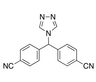 4,4&prime;-(4H-1,2,4-Triazol-4-ylmethylene)bis benzonitrile (Letrozole Related Compound A) (CAS 112809-52-6) - chemical structure i