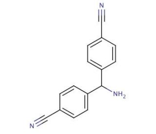 4,4&prime;-(Aminomethylene)bis benzonitrile - chemical structure image