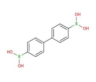4,4&prime;-Biphenyldiboronic acid (CAS 4151-80-8) - chemical structure image
