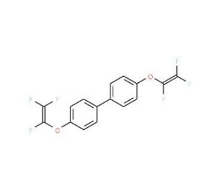 4,4&prime;-Bis(4-trifluorovinyloxy)biphenyl (CAS 134130-19-1) - chemical structure image
