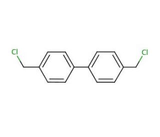 4,4′-Bis(chloromethyl)-1,1′-biphenyl (CAS 1667-10-3) - chemical structure image