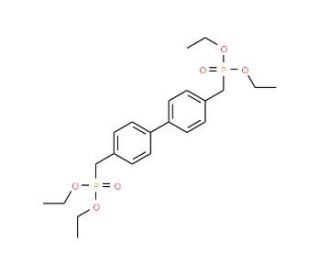 4,4&prime;-Bis(diethylphosphonomethyl)biphenyl (CAS 17919-34-5) - chemical structure image