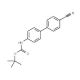4-(4′-Cyanophenyl)-1-N-Boc-aniline (CAS 672309-99-8) - chemical structure image