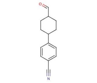 4-(4&prime;-Cyanophenyl) cyclohexanaldehyde (CAS 83810-94-0) - chemical structure image