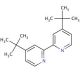 4,4′-Di-tert-butyl-2,2′-dipyridyl (CAS 72914-19-3) - chemical structure image