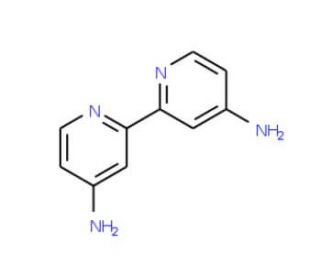 4,4&prime;-Diamino-2,2&prime;-bipyridine (CAS 18511-69-8) - chemical structure image