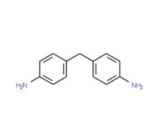 4,4&prime;-Diaminodiphenylmethane (CAS 101-77-9) - chemical structure image